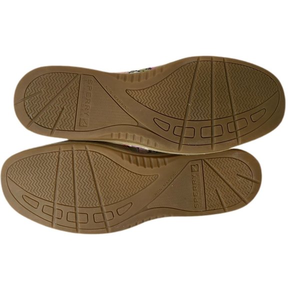 Sperry Loafers Women’s Size 8 M Liberty Art Tan Boat Shoes Bluefish Floral - Picture 10 of 10